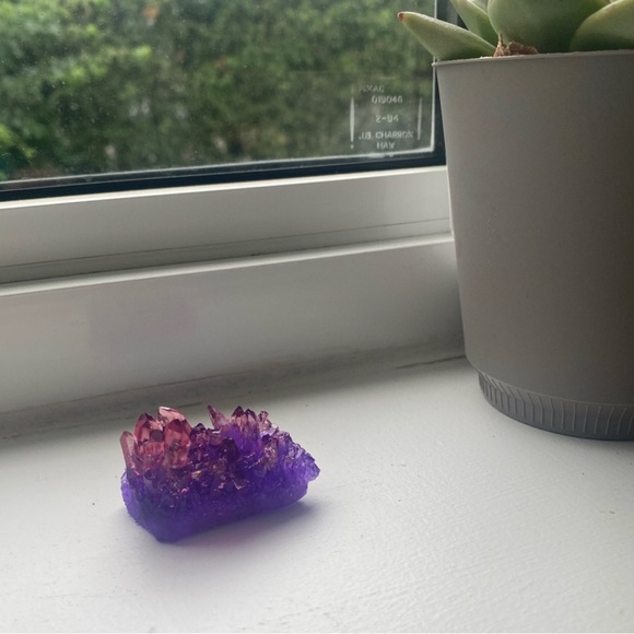 House decoration ~ Purple & pink crystal cluster decoration 💜💗 - Picture 4 of 16